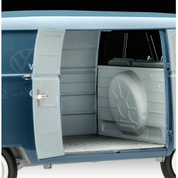 Maquette voiture, Volkswagen T1 Panel Van 75 ans 1/16 – Revell 07742