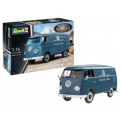 Maquette voiture, Volkswagen T1 Panel Van 75 ans 1/16 – Revell 07742