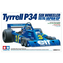Maquette F1 Tyrrell P34 Six Wheeler Japan GP 1976 Tamiya 1/20 – 20058