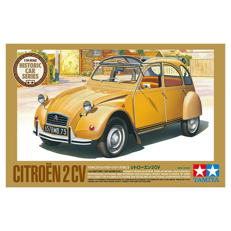 Maquette 2cv, Citroën 2 CV Tamiya 1/24 – Édition limitée 25415