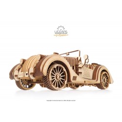 UGEARS Maquette mécanique en bois de roadster, Ugears Puzzles 3d en bois
