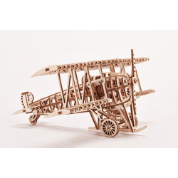 WOOD TRICK Wood Trick, le biplan, puzzle 3d mécanique en bois Puzzles 3d en bois