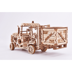 WOOD TRICK Puzzle 3d mécanisé,  en bois, chariot élévateur, Wood Trick Puzzles 3d en bois