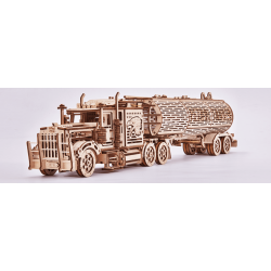 Wood Tour-bois Modélisme Big Rig CAMION avec Réservoir Caravane Remorque Set 