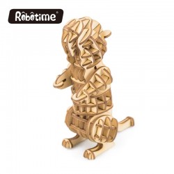 Robotime Puzzle 3d animaux, La marmotte, Robotime Puzzles 3d en bois