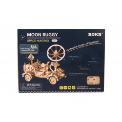 Robotime Rover lunaire, maquette espace, jouet solaire. Puzzles 3d en bois