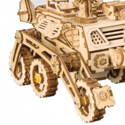 Robotime Rover Curiosity, maquette espace, jouet solaire. Puzzles 3d en bois