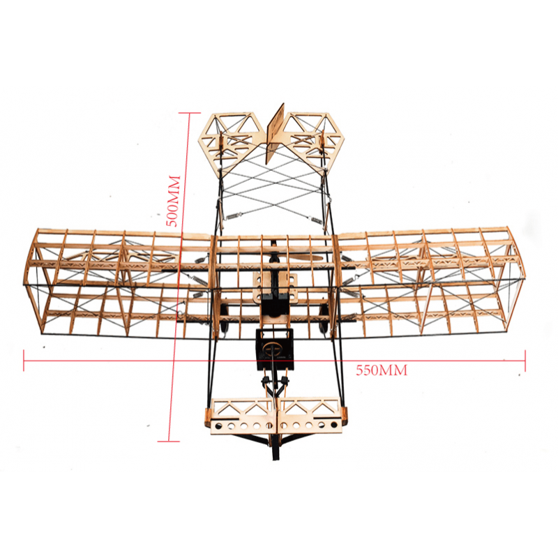 Maquette avion bois à monter 20cm - Curtiss Goshawk