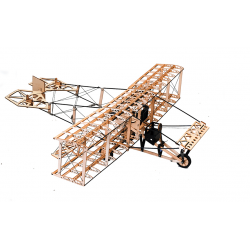 DW HOBBY, Dancing Wings Hobby Maquette d'avion ancien en bois du Curtiss Pusher. Maquettes en bois