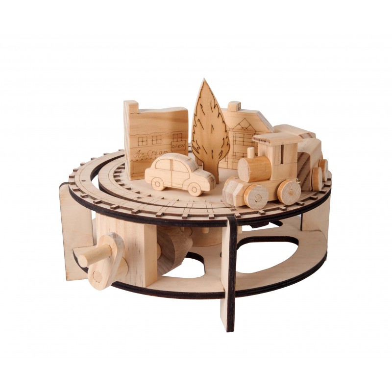 TimberKits Le petit train, Chuffy Train, Timberkits Puzzles 3d en bois