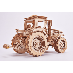 WOOD TRICK Maquette en bois, le tracteur de Wood Trick. Puzzles 3d en bois