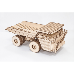 Eco Wood Art Maquette de camion, Belaz 75710, Eco Wood Art Puzzles 3d en bois