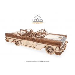 UGEARS Maquette en bois mécanisées de cabriolet Ugears Puzzles 3d en bois