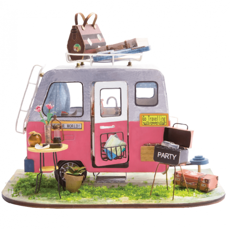 Robotime Mini camper de Robotime, diy maison de poupée Dioramas