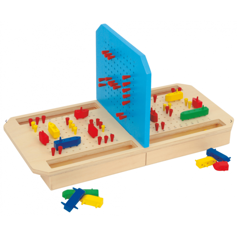 Small Foot Jeu de bataille navale, jeu de réflexion Jeux et jouets en bois enfants