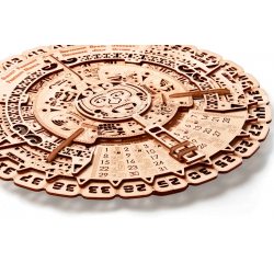 WOOD TRICK Puzzle 3d, calendrier Maya, décoration murale Puzzles 3d en bois