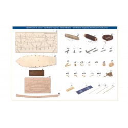 OCCRE Bateau Polaris, OcCre 12007, modélisme naval Maquettes en bois