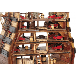 OCCRE Section du navire Santissima Trinidad, Occre, Maquette de bateau Maquettes en bois