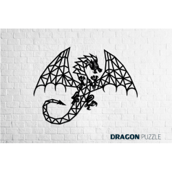 Dragon, puzzle 3d en bois,...