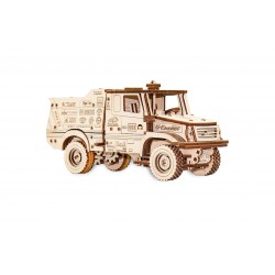 Eco Wood Art Maquette de camion, MAZ 6440 RR, Maquette Mécanique. Camions et bus