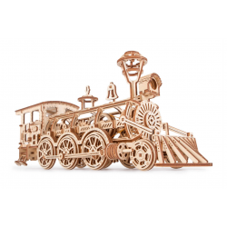 WOOD TRICK Maquette locomotive R 17 405 pièces, WoodTrick Puzzles 3d en bois