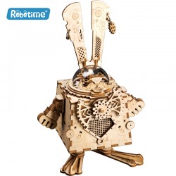 Robotime Bunny, boîte à musique steampunk, Robotime Univers Steampunk