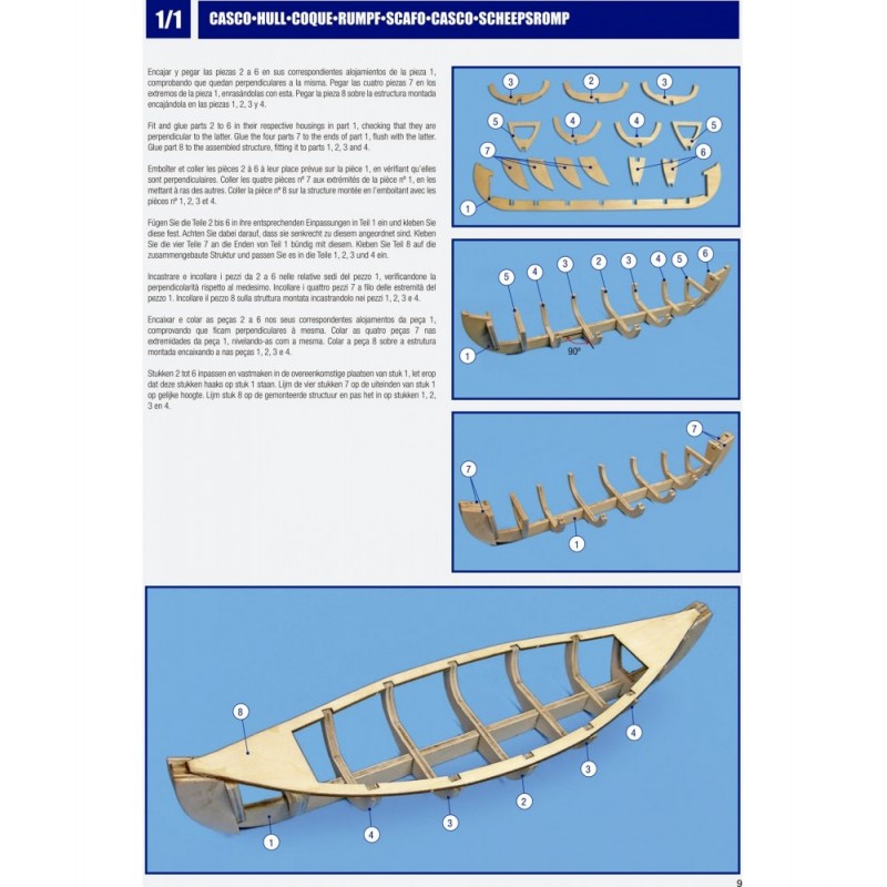Navire viking Artesania Latina : kit de montage en bois art 19001-N