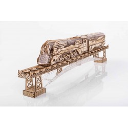 Rails et pont pour la locomotive Veter Models, maquette 3D en bois