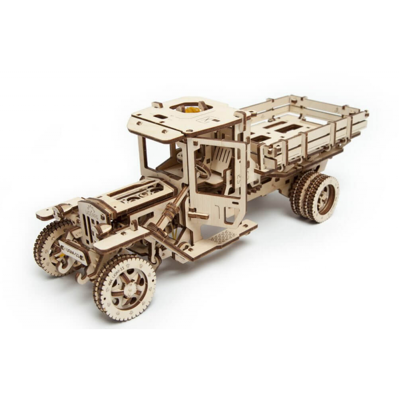 UGEARS Puzzle 3d mécanique en bois de camion, Ugears Camions et bus