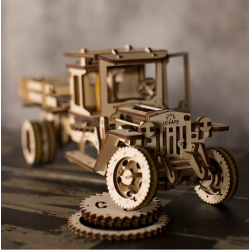 UGEARS Puzzle 3d mécanique en bois de camion, Ugears Camions et bus