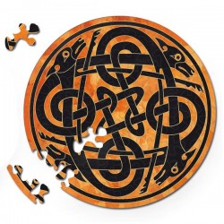 puzzle en bois, curiosi, motif chien celtic, 4260089028036