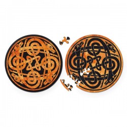 puzzle en bois, curiosi, motif chien celtic, 4260089028036