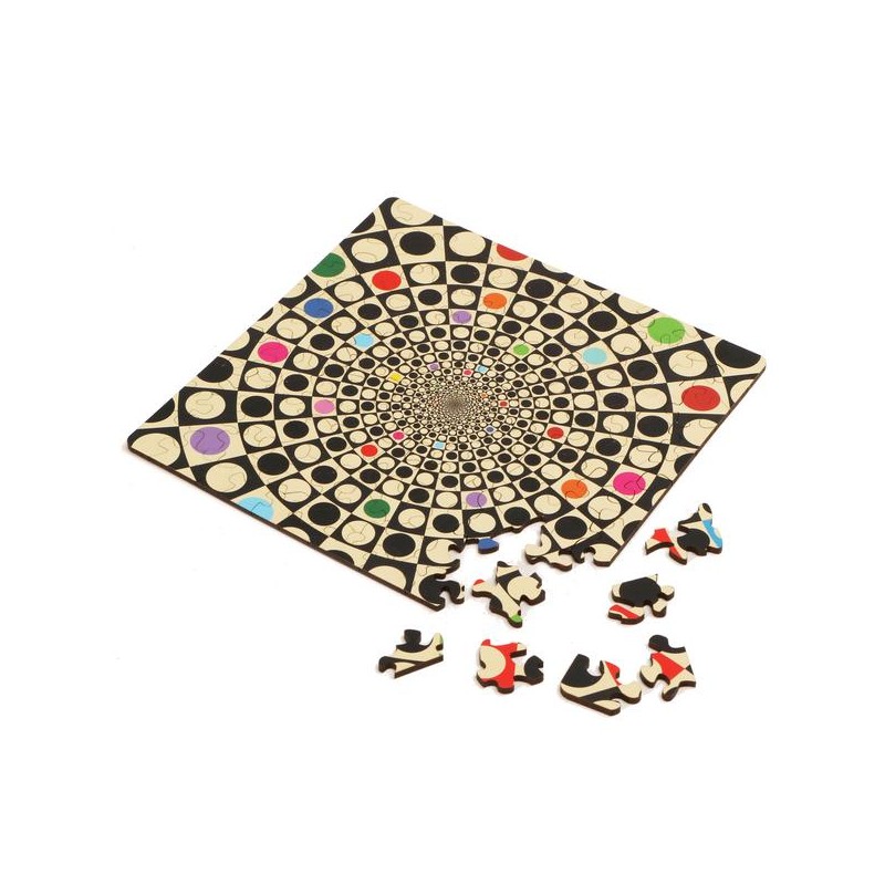puzzle Curiosi, en bois, motif fun