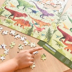 Puzzle dinosaure, 280 pièces, Poppik