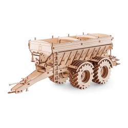maquette de remorque Agricole pour Kirovetz K7, Eco wood art, maquette en bois