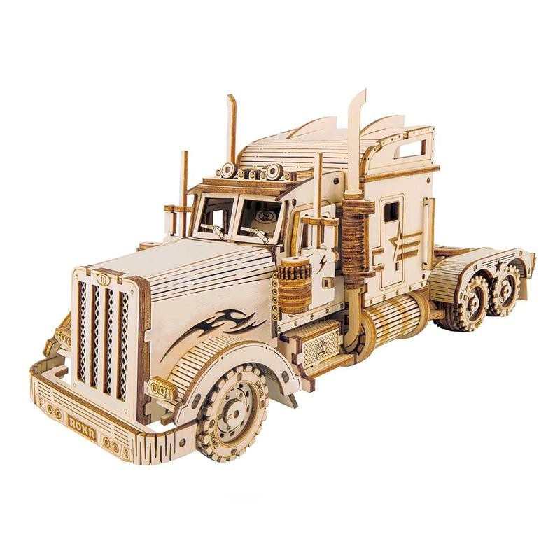 Maquette de camion américain, 286 pièces en bois, robotime