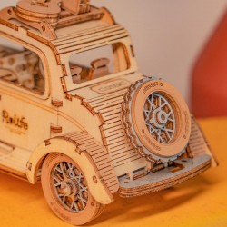 puzzle 3D voiture ancienne, robotime