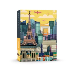Puzzle 1000 pièces, Paris, Puzzles GenuineFred, 728987037986