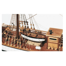 Maquette de Brigantin, l'Aurora, Occre 13001, maquette de bateau à construire