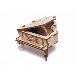 boîte à musique en forme de piano, en bois, à assembler sans colle, 4820195190593