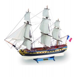 maquette bateau en bois, artesania latina, Frégate l'Hermione, 8421426325171