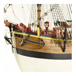 Maquette de bateau en bois du HMS Endeavour à l'échelle 1/65, ARTESANIA LATINA 8437021128192