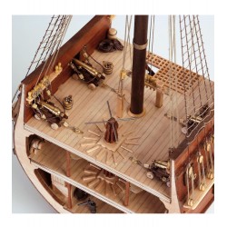 Section du navire San Francisco, maquette bateau en bois, Artesania Latina, 8421426204032