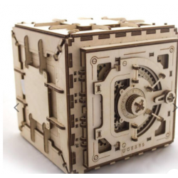 UGEARS Puzzle 3d mécanique de coffre fort Puzzles 3d en bois