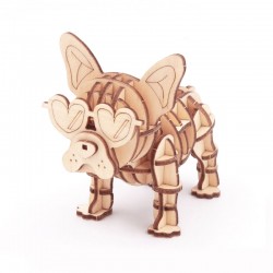 Maquette Animaux en bois, French Bulldog Cool