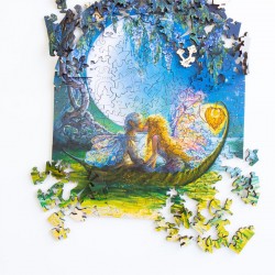 Puzzle Davici, Lune Glicyne, Artiste Josephine Wall, puzzle en bois, 4670027201283