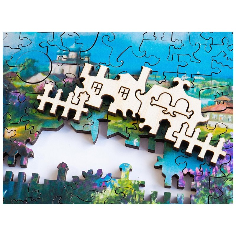 Puzzle Davici, Maison Aux Lilas, Puzzle en bois, 4670027201344