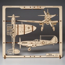 Spitfire semi maquette en bois, Ugears, 4820184121683