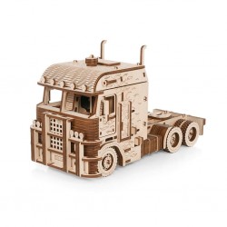 Maquette de Truck COE, Maquette en bois mécanique représentant un camion, eco wood art, 4815123003236