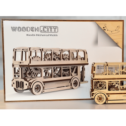 WOODEN.CITY Puzzle 3d en bois, Wooden.City, London bus. Puzzles 3d en bois